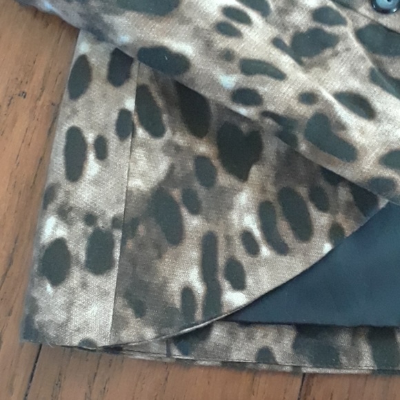 Anthro Silence + Noise animal print blazer sz M - Picture 4 of 8